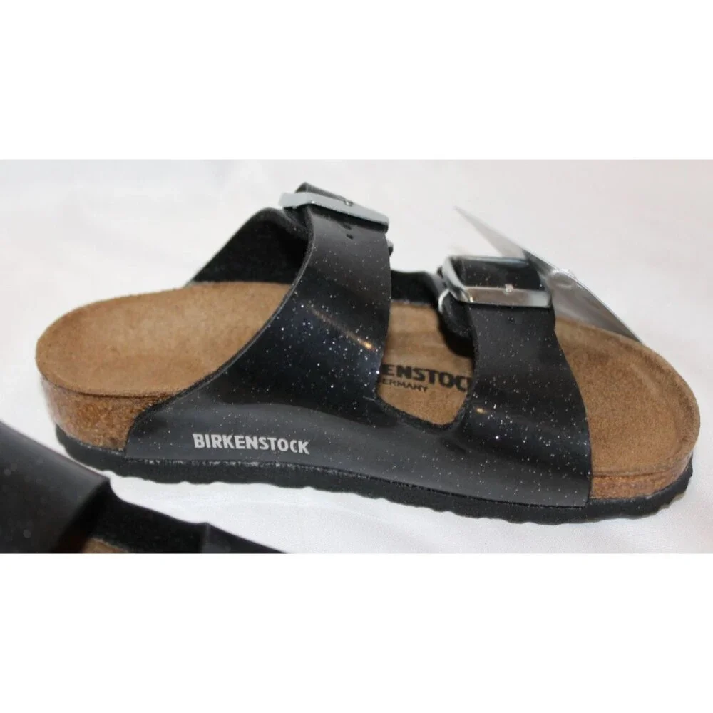 BIRKENSTOCK KIDS ARIZONA GALAXY MAGIC BLACK SANDALS EU 26 US 8-8.5 NIB